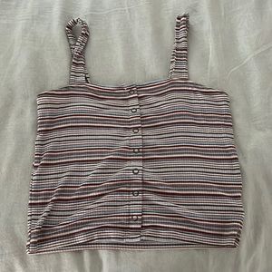AE Striped Ribbed Tank